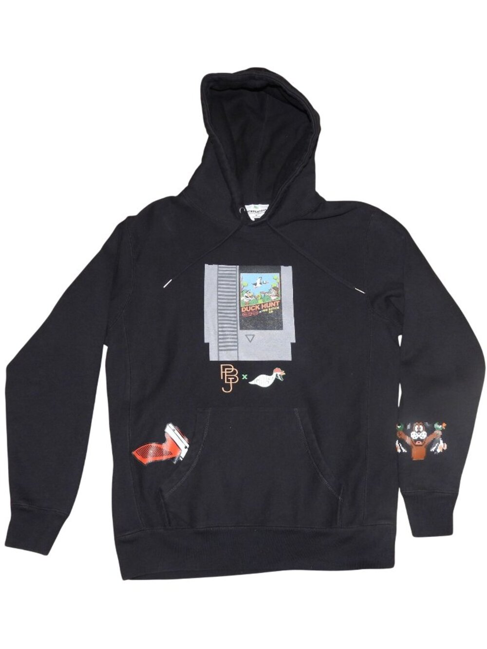 Bearded Goose NYC x PBJ Pink Bottom Jus Duck Hunt Pullover Hoodie Adult Medium